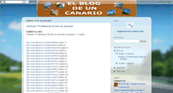 Desktop Screenshot of elblogdeuncanario.blogspot.com