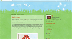 Desktop Screenshot of ohsewlovely.blogspot.com