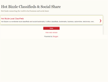 Tablet Screenshot of hotbizzle.blogspot.com