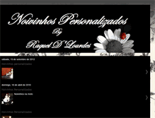 Tablet Screenshot of noivinhospersonalizadosraquel.blogspot.com