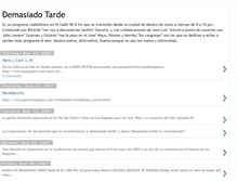 Tablet Screenshot of demasiadotarde.blogspot.com