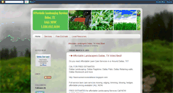 Desktop Screenshot of lawncareservicesdallastx.blogspot.com
