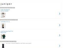 Tablet Screenshot of juniperinmadrona.blogspot.com