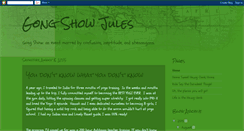 Desktop Screenshot of gongshowjules.blogspot.com