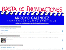 Tablet Screenshot of bastadeinundaciones.blogspot.com