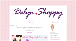 Desktop Screenshot of dalyn-shoppy.blogspot.com