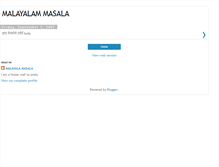 Tablet Screenshot of malayalammasala.blogspot.com