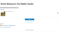 Tablet Screenshot of fatrabbitstudio.blogspot.com