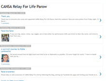 Tablet Screenshot of cansarelayforlifeparow.blogspot.com