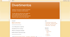 Desktop Screenshot of divertimentos.blogspot.com