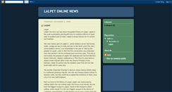 Desktop Screenshot of lalpetonlinenews.blogspot.com