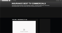 Desktop Screenshot of bestinsurancetvads.blogspot.com