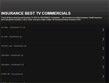 Tablet Screenshot of bestinsurancetvads.blogspot.com