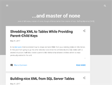 Tablet Screenshot of andmasterofnone.blogspot.com
