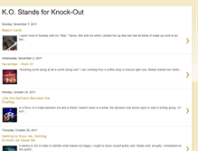 Tablet Screenshot of kostandsforknockout.blogspot.com