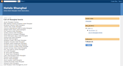 Desktop Screenshot of hotelshanghai.blogspot.com