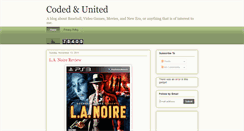 Desktop Screenshot of codedandunited.blogspot.com
