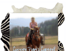 Tablet Screenshot of copperponyscowgirl.blogspot.com