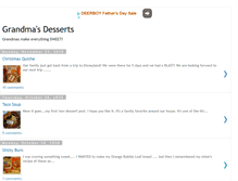 Tablet Screenshot of grandmasdesserts.blogspot.com