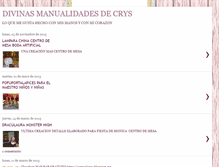 Tablet Screenshot of divinasmanualidadesdecrys.blogspot.com