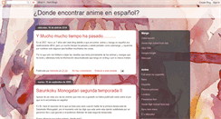 Desktop Screenshot of anime-y-algo-mas.blogspot.com