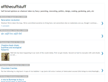 Tablet Screenshot of offthecuffstuff.blogspot.com
