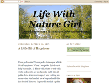 Tablet Screenshot of lifewithnaturegirl.blogspot.com