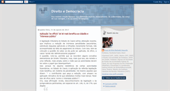 Desktop Screenshot of direitoedemocracia.blogspot.com