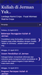 Mobile Screenshot of maukuliahdijerman.blogspot.com