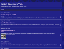 Tablet Screenshot of maukuliahdijerman.blogspot.com