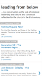 Mobile Screenshot of leadingfrombelow.blogspot.com