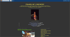 Desktop Screenshot of franklinsbrewery.blogspot.com