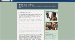 Desktop Screenshot of erikandandyinafrica.blogspot.com