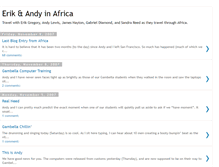 Tablet Screenshot of erikandandyinafrica.blogspot.com