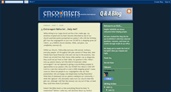 Desktop Screenshot of encountersministries.blogspot.com