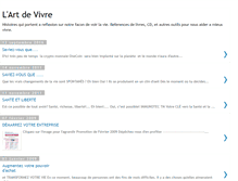 Tablet Screenshot of lart-de-vivre.blogspot.com