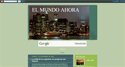 Desktop Screenshot of el-mundo-ahora.blogspot.com