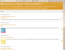 Tablet Screenshot of chezlesnibonn.blogspot.com