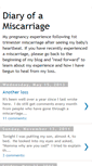 Mobile Screenshot of diaryofamiscarriage.blogspot.com