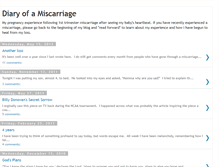 Tablet Screenshot of diaryofamiscarriage.blogspot.com