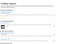 Tablet Screenshot of magnetswedding.blogspot.com