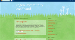 Desktop Screenshot of lingencommunitybroadband.blogspot.com