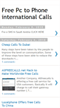 Mobile Screenshot of free-pc-2-mobile-calls.blogspot.com