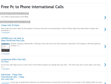 Tablet Screenshot of free-pc-2-mobile-calls.blogspot.com