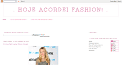 Desktop Screenshot of hojeacordeifashion.blogspot.com