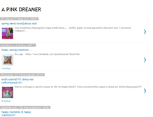 Tablet Screenshot of apinkdreamer.blogspot.com