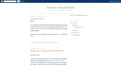 Desktop Screenshot of david-grainger.blogspot.com