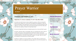 Desktop Screenshot of prayerwarrior-lm.blogspot.com