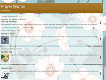 Tablet Screenshot of prayerwarrior-lm.blogspot.com