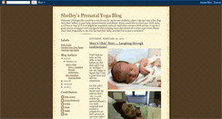 Desktop Screenshot of prenatalyogawithshelley.blogspot.com